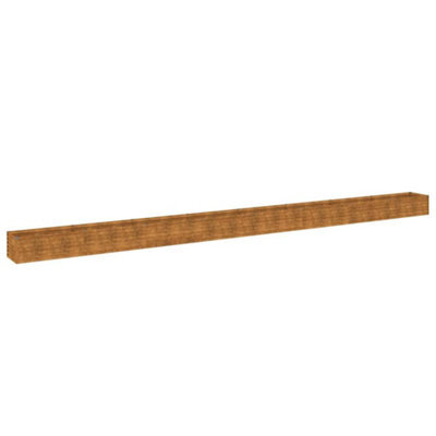 Berkfield Durable Garden Raised Bed 770X50X36 Cm Corten Steel - image 1