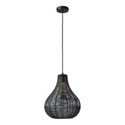 Valuelights Torin Matt Black Ceiling Light Pendant
