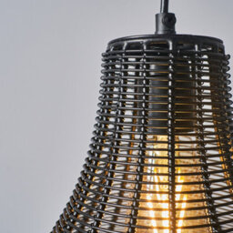 Valuelights Torin Matt Black Ceiling Light Pendant - thumbnail 4