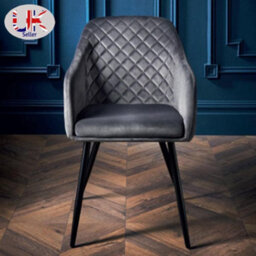 Spot On Dealz Accent Chair Velvet Dining Chairs Small Side Occasional Armchair Lounge Bedroom Chairs  - thumbnail 2