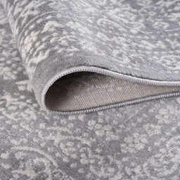 The Rugs Montana Grey Cream Oriental Area Rug And Runner Soft Durable Pet Friendly Easy To Clean Living Room Bedroom 3716Gc - thumbnail 4