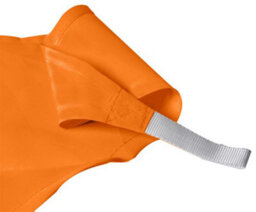 Kookaburra 2M Square Water Resistant Orange Garden Patio Sun Shade Sail Canopy 96.5% Uv Block With Free Rope - thumbnail 2
