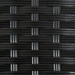 Wyld Haus Varilu Black Rattan Outdoor Coffee Table 50 X 50 Cm - Woven Top, Galvanised Steel Frame - thumbnail 8