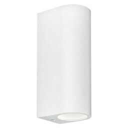 Long Life Lamps Company Modern White Ceramic Up & Down Contemporary Indoor Wall Light Lamp M0046 - thumbnail 3