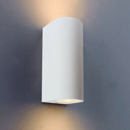 Long Life Lamps Company Modern White Ceramic Up & Down Contemporary Indoor Wall Light Lamp M0046 - thumbnail 7