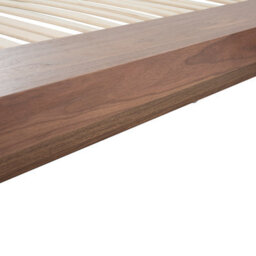 Beliani Bed Zen 180 X 200 Cm (Eu Super King) Brown Ash Wood - thumbnail 8