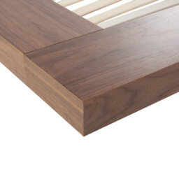 Beliani Bed Zen 180 X 200 Cm (Eu Super King) Brown Ash Wood - thumbnail 7