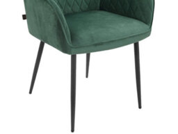 Elvira Dining Chair In Velvet Green 2 Pack - thumbnail 8