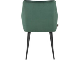Elvira Dining Chair In Velvet Green 2 Pack - thumbnail 6