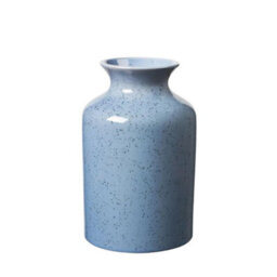 Ceramic Speckled Pattern Vase - Blue