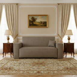 Viva Vox Iii Living Room Sofa Bed With Sleeping Function Storage Compartment Upholstered Back 172X88X102Cm Beige - thumbnail 1