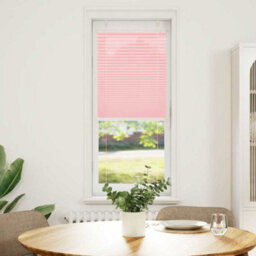 Berkfield Pleated Blind Pink 45X100 Cm Fabric Width 44.4 Cm Polyester - thumbnail 2