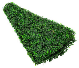 Woodside Topiary Obelisk Leaf Effect, Green 2Ft Indoor Outdoor Decor (Pack Of 2) - thumbnail 2