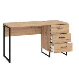 Dorel Sardinia Computer Desk, Artisan Oak - thumbnail 4