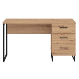 Dorel Sardinia Computer Desk, Artisan Oak - thumbnail 3
