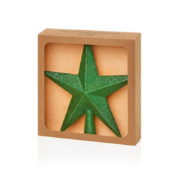 Premier Decorations Limited Green Christmas Tree Star Topper Plastic Green Glitter Tree Decoration 20Cm - thumbnail 2