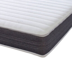 eXtreme Comfort Ltd Extreme Comfort Grey Sirocco 18Cms Deep Hybrid Spring & Memory Foam Mattress 2Ft6 Small Single
