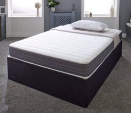 eXtreme Comfort Ltd Extreme Comfort Grey Sirocco 18Cms Deep Hybrid Spring & Memory Foam Mattress 2Ft6 Small Single - thumbnail 4