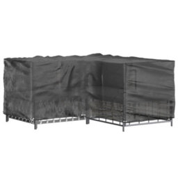 Vidaxl L-Shaped Garden Furniture Cover 12 Eyelets 185X185X90 Cm Garden Furniture Covers - thumbnail 9