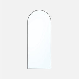 Sweeek - Aluminium Floor Mirror Justin Black 80X2.8X200Cm - thumbnail 2