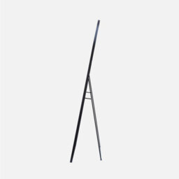 Sweeek - Aluminium Floor Mirror Justin Black 80X2.8X200Cm - thumbnail 3