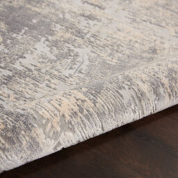 Ivory Silver Abstract Luxurious Modern Easy To Clean Rug For Living Room Bedroom And Dining Room-120Cm X 180Cm - thumbnail 7