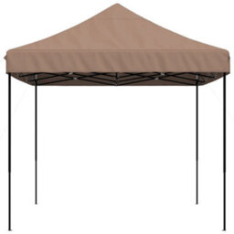 Walplus Foldable Party Tent Garden Gazebo Canopy Pop-Up Brown 410X279X315 Cm - thumbnail 4