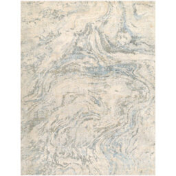 Livabliss Avellino-Abstract Beige Grey Blue Modern Marble High Pile Living Dining Bedroom Rug 160 X 213 Cm Easy Care, Non Shedding - thumbnail 2