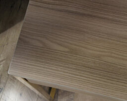 Teknik Lux Desk Retro Style Home Office Desk In Diamond Ash Effect - thumbnail 3