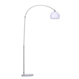 Arc Curved Standing Floor Lamp With Bell Shade & Marble Base 130-180Cm Bulb Not Included - thumbnail 4