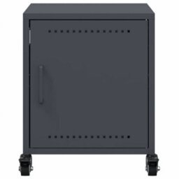 Berkfield Bedside Cabinets 2 Pcs Anthracite 36X39X43.5 Cm Steel - thumbnail 6