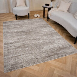 The Rugs Montana Brown And Cream Abstract Area Rug And Runner Soft Durable Pet Friendly Easy To Clean Living Room Bedroom 3800Bwcr - thumbnail 2
