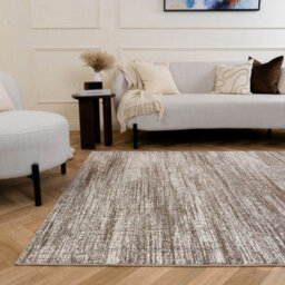 The Rugs Montana Brown And Cream Abstract Area Rug And Runner Soft Durable Pet Friendly Easy To Clean Living Room Bedroom 3800Bwcr - thumbnail 7