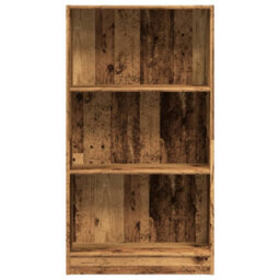 Berkfield Bookcase Old Wood 60X24X109 Cm Engineered Wood - thumbnail 4