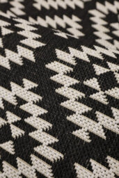 Melrose Eden Genesis Black Indoor Outdoor X-Large Area Rug 3mm Pile Height - 200/290Cm - thumbnail 2