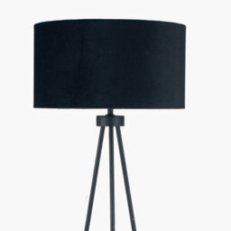 Pacific Lifestyle Black Metal Tripod Floor Lamp For Living Room - thumbnail 6