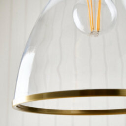 Pagazzi Lighting Pagazzi Brunswick Easy-Fit Antique Brass Pendant - thumbnail 5