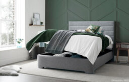 Europa Kaydian Appleby Ottoman Storage Bed: Grey Fabric Contemporary Design With Spacious Storage - thumbnail 2