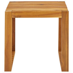 Wyld And Coco Garden Dining Set 5-Piece Solid Acacia Table And 4 Stools, 120Cm X 70Cm - thumbnail 8