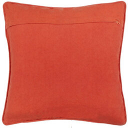 Wylder Mushroom Dell Embroidered Cotton Polyester Filled Cushion - thumbnail 2