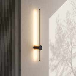 Thehotsale Black 360 Degree Rotatable Led Straight Wall Light,l 60Cm,warm White - thumbnail 3