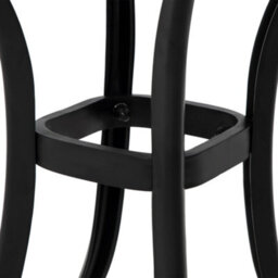 Wyld Haus Dodo Black Cast Aluminium Square Bistro Table 53 X 53 Cm With Parasol Hole - thumbnail 8