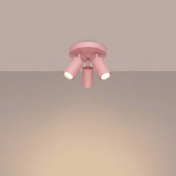Luminosa Lighting Luminosa Ring Ceiling Spotlight Clusters Pink 3X Gu10 - thumbnail 3