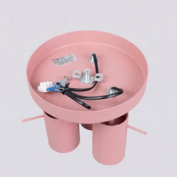 Luminosa Lighting Luminosa Ring Ceiling Spotlight Clusters Pink 3X Gu10 - thumbnail 4