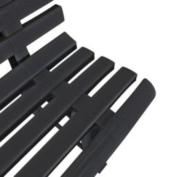 Berkfield Garden Bench 145.5 Cm Plastic Anthracite - thumbnail 4