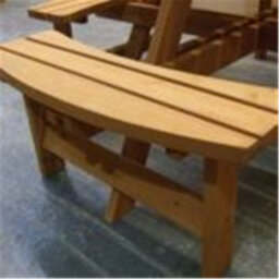 Marlborough 8 Seat Round Picnic Bench / Pub Garden Table Treated Autumn Gold - thumbnail 4