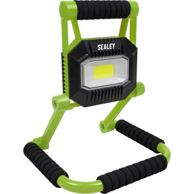 Rechargeable Portable Floodlight - 10W Cob Led - Ip67 Rated - Adjustable Swivel - image 1