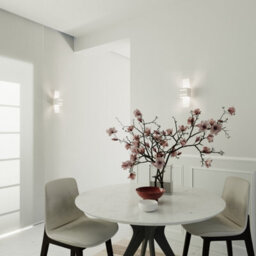 Sollux Lighting Loreto Aluminium & Glass White 1 Light Classic Wall Light - thumbnail 9