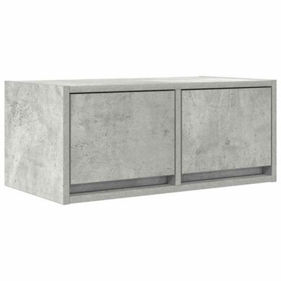 Berkfield Durable Tv Cabinet Concrete Grey 60X31X25.5 Cm Engineered Wood