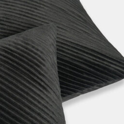 OHS 2 Pack Pleated Velvet Cushion Covers With Invisible Zipper - thumbnail 3